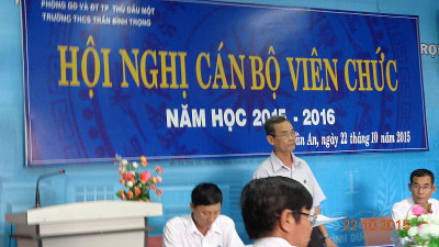 Hội nghị cán bộ viên chức năm học 2015-2016