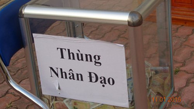 Hội CTĐ Trường THCS Trần Bình Trọng gây quỹ nhân đạo năm học 2015 - 2016