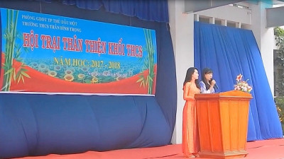 Hội trại thân thiện khối THCS năm học 2017-2018