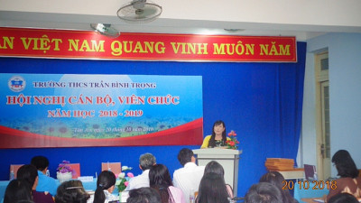 Hội nghị cán bộ viên chức năm học 2018-2019