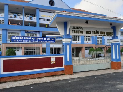Trường THCS Trần Bình Trọng tổ chức tuần lễ hưởng ứng học tập suốt đời