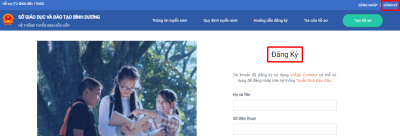 Hướng dẫn đăng kí tuyển sinh trực tuyến dành cho phụ huynh học sinh