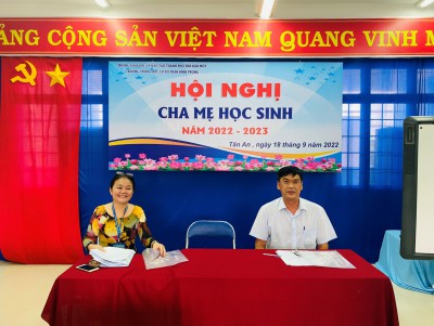 Hội nghị cha mẹ học sinh năm học 2022 - 2023