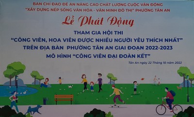 Trường THCS Trần Bình Trọng tham dự Lễ phát động tham gia Hội thi “Công viên, hoa viên được nhiều người yêu thích nhất”