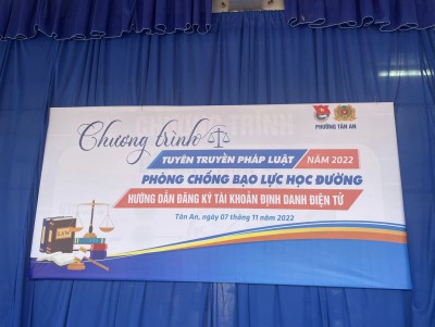 Trường THCS Trần Bình Trọng tuyên truyền pháp luật năm 2022