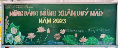 TRƯỜNG THCS TRẦN BÌNH TRỌNG TỔ CHỨC CUỘC THI TRANG TRÍ CÀNH MAI, CÀNH ĐÀO VÀ TRANG TRÍ LỊCH TẾT CHÚC MỪNG NĂM MỚI 2023