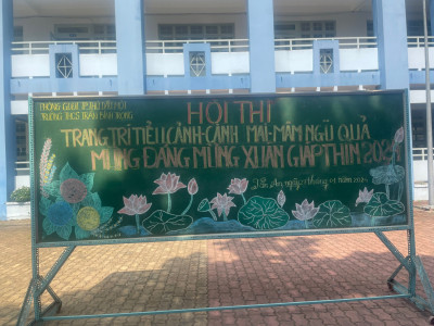 TRƯỜNG THCS TRẦN BÌNH TRỌNG TỔ CHỨC HỘI THI CHÀO MỪNG XUÂN GIÁP THÌN 2024
