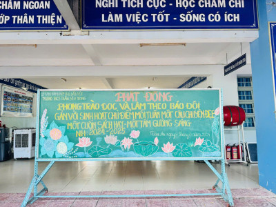 LIÊN ĐỘI TRƯỜNG THCS TRẦN BÌNH TRỌNG PHÁT ĐỘNG PHONG TRÀO HỌC VÀ LÀM THEO BÁO ĐỘI