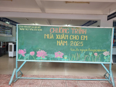 TRƯỜNG THCS TRẦN BÌNH TRỌNG PHÁT ĐỘNG CHƯƠNG TRÌNH “MÙA XUÂN CHO EM” NĂM 2025.