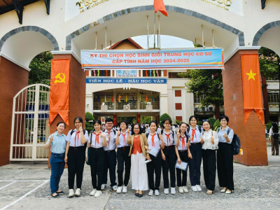 TRƯỜNG THCS TRẦN BÌNH TRỌNG THAM GIA KÌ THI HỌC SINH GIỎI OLYMPIC CẤP TỈNH NĂM HỌC 2024 – 2025