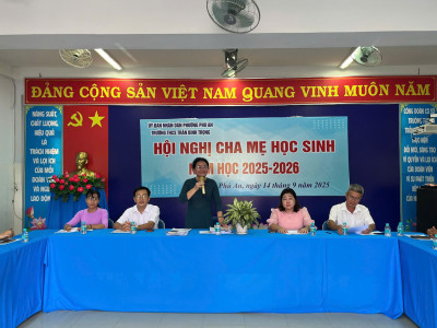 TRƯỜNG THCS TRẦN BÌNH TRỌNG TỔ CHỨC HỌP PHỤ HUYNH HỌC SINH ĐẦU NĂM HỌC 2025 – 2026