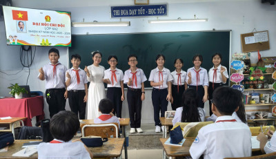 LIÊN ĐỘI THCS TRẦN BÌNH TRỌNG TỔ CHỨC ĐẠI HỘI CHI ĐỘI NĂM HỌC 2025-2026.