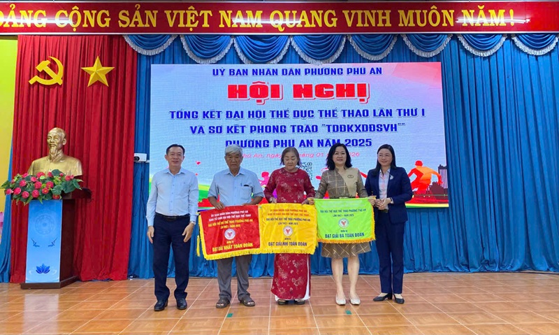 Trường THCS Hiệp An Tham Gia Hội Nghị Tổng Kết Đại Hội Thể Dục Thể Thao Phường Phú An Năm 2025