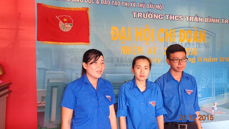 Đại hội chi đoàn nhiệm kỳ 2015 - 2016