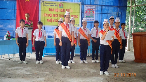 Đại hội Liên đội nhiệm kỳ 2016 - 2017