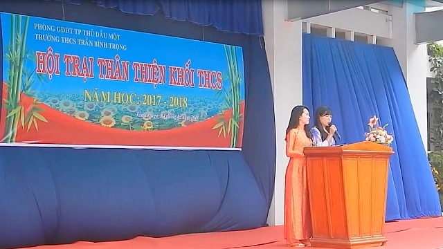 Hội trại thân thiện khối THCS năm học 2017-2018