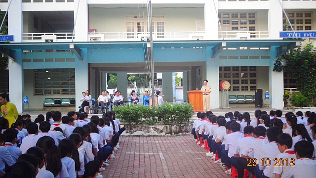Tuyên truyền an toàn giao thông cho học sinh năm học 2018-2019